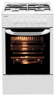 Плита комбинированная с электродуховкой Beko CS 52010