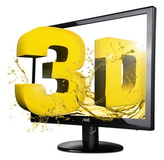 Монитор AOC TFT 23" E2352PHZ Glossy-Black TN LED 5ms 16:9 DVI HDMI M/M 3D 20M:1 250cd +3D Glasses