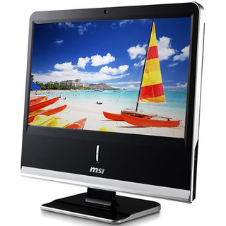 Моноблок MSI Wind TOP AP1920-095  D525/18.5" WXGA (w/o Touch)/2 Gb/320/DVD-RW/WiFi/CAM/Kb+M/W7S/Black