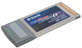 Сет.карта D-Link PCMCIA 802.11g DWL-G650+ Wirelesswf