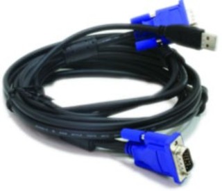 Кабель D-Link 2 in 1 USB KVM  in 3m (DKVM-CU3)
