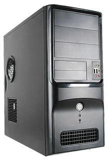 Корпус INWIN IW-EAR-011 BS Black-Silver 450W USB/Audio ATX