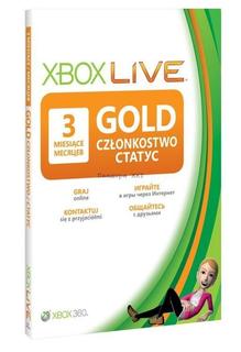 Карта подписки Microsoft XBOX LIVE 3 месяца (52K-00036)