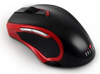Беспроводная мышь Oklick 620LW Black/Red CORDLESS OPTICAL (800/1600) Nano Receiver USB