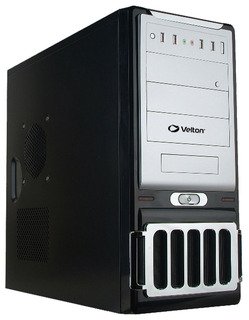 Корпус Velton 8017 D-S(Без PSU) Чёрный-серебрянный