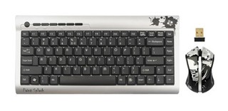 Комплект клавиатура + Мышь G-CUBE GRKPS-6310BK 2.4G (Paint Splash) Black USB