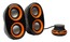 Колонки Jetbalance JB-160 2.0 черные с оранжевым (6W)