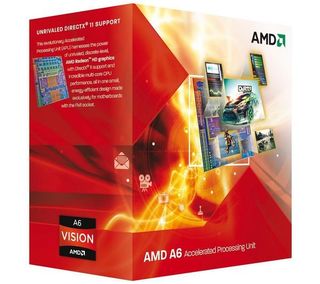 Процессор FM1 A-Series A6-3500 HD6530D 3cores 2.1Ghz 3Mb 320/443Mhz BOX