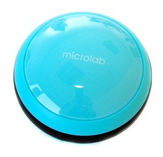 Колонки MICROLAB MD112 голубые, USB, SD card, FM (1W RMS)