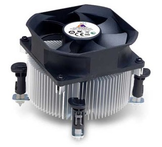 Вентилятор GlacialTech Igloo 5063 Light Soc-775/1155/1156 Al Sleeve 2600RPM Push-pin 3pin 95W RTL