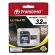 Флеш карта microSDHC 32Gb Class10 Transcend TS32GUSDHC10 + adapter