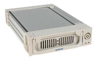 Сменный корпус AgeStar AMR1- SATA(K)-3F 3fan silver