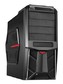 Корпус ACCORD K-13BR black red w/o PSU ATX 2*USB Audio