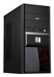 Корпус ACCORD P-20B black w/o PSU ATX 2*USB Audio