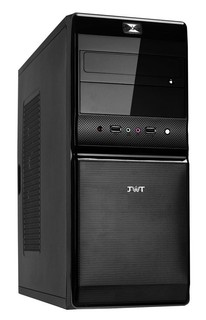 Корпус ACCORD P-22B black w/o PSU ATX 2*USB Audio