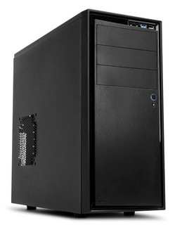 Корпус NZXT Source 210 Elite black w/o PSU ATX 2*USB 3.0 audio 1*140fan screwless E-SATA bott PSU
