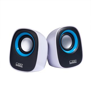 Колонки CBR CMS-520 Blue (2,5Вт х 2), регул. громк., USB