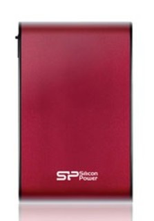 Жесткий диск Silicon Power USB 2.0 320Gb SP320GBPHDA70S2R 2.5" красный