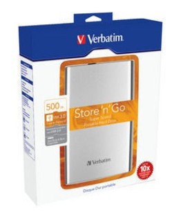 Жесткий диск Verbatim USB 3.0 500Gb 53021 Store n Go 2.5" серебристый
