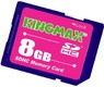 Флеш карта SDHC 8Gb class2 Kingmax