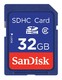 Флеш карта SDHC 32Gb  SanDisk (SDSDB-032G-E11)