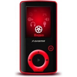 Плеер Flash Digma F2 4Gb Black 1.8" FM MicroSD HedPh WMA AVI /FM-TRAN/AVI/AMV/MP3/WMA/WAV/TF slot