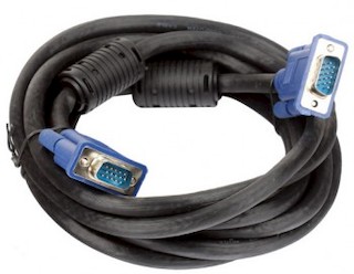 Кабель монитор - SVGA card (15M-15M) 2 filters 5m