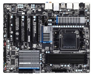 Материнская плата Gigabyte GA-990FXA-UD5 Soc-AM3+ AMD990FX DDR3 ATX AC'97 8ch GbLAN SATA3 RAID 1394