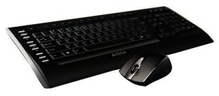 Комплект клавиатура + мышь A4 9300F (GR-152+G9-730) Wireless USB