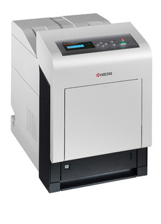 Принтер Kyocera лазерный цветной FS-C5350DN A4 30 стр 256Мб USB2.0 дуплекс сеть USB-хост CF