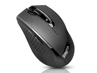 Беспроводная мышь A4 Tech G10-730F V-Track Wireless G10 USB Brushed Black