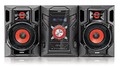 Минисистема DVD BBK AMS103U черный с красным + диск на 500 песен