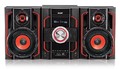 Минисистема DVD BBK AMS303U черный с красным + диск на 500 песен