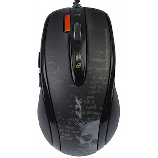 Мышь A4Tech V-Track F5 черный/рисунок оптическая (3000dpi) USB (6but)