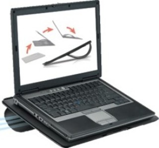 Подставка для ноутбука Fellowes GoRiser портативная, складная (8мм), до 17" (8030402)