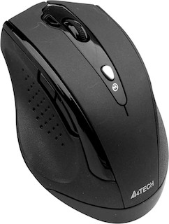 Беспроводная мышь A4 Tech G10-810F V-Track Wireless black USB