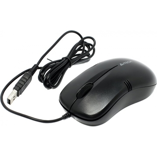 Мышь A4 OP-560NU V-Track Padless USB Black