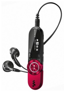 Плеер Flash Sony NWZB152FP 2Gb D&D + tuner розовый