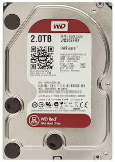 Жесткий диск WD Original SATA-III 2Tb WD20EFRX 64Mb 3.5"