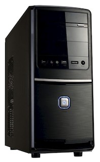 Корпус FORMULA FG-293P black 500W ATX SECC 2*USB audio 80mm fan