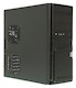 Корпус FORMULA FN-337P black 500W ATX SECC 2*USB audio 80mm fan