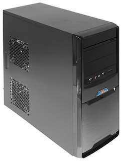 Корпус FORMULA FN-339P black 450W ATX SECC 2*USB audio 80mm fan