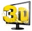 Монитор AOC 23" D2357PH  Silver-Black TN LED 2ms 16:9 2xHDMI M/M 3D 20M:1 250cd +3D Glasses