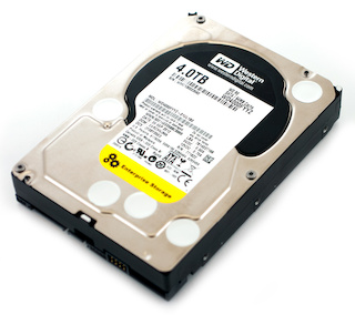 Жесткий диск WD Original SATA-III 4Tb WD4000FYYZ (7200rpm) 64Mb 3.5"