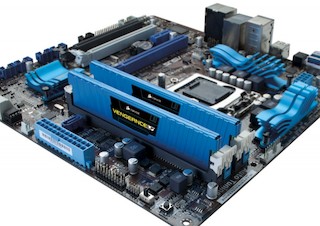 Память DDR3 16384Mb 1600MHz Corsair (CML16GX3M2A1600C10B) RTL 10-10-10-27, with Vengeance Blue Low P