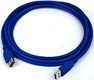 Кабель удлинитель USB3.0 Pro Cablexpert CCP-USB3-AMAF-10, AM/AF, 3м, экран, синий, пакет