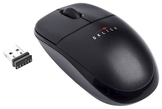 Беспроводная мышь Oklick 325MW Black cordless 1000DPI 3Butt Nano receiver USB