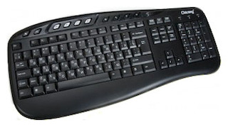 Клавиатура Chicony KU-0503-BL USB black