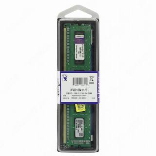 Память DDR3 2048Mb 1600MHz Kingston (KVR16N11/2)