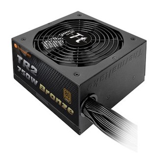 Блок питания Thermaltake ATX 750W TR-750PCBEU 80+ Bronze APFC, 120mm fan, flat Cab Manag RTL